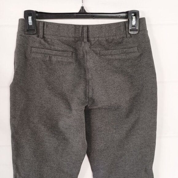 Quince Ultra Stretch Ponte Pants Petite S Charcoal Straight Leg Comfortable - Picture 6 of 7